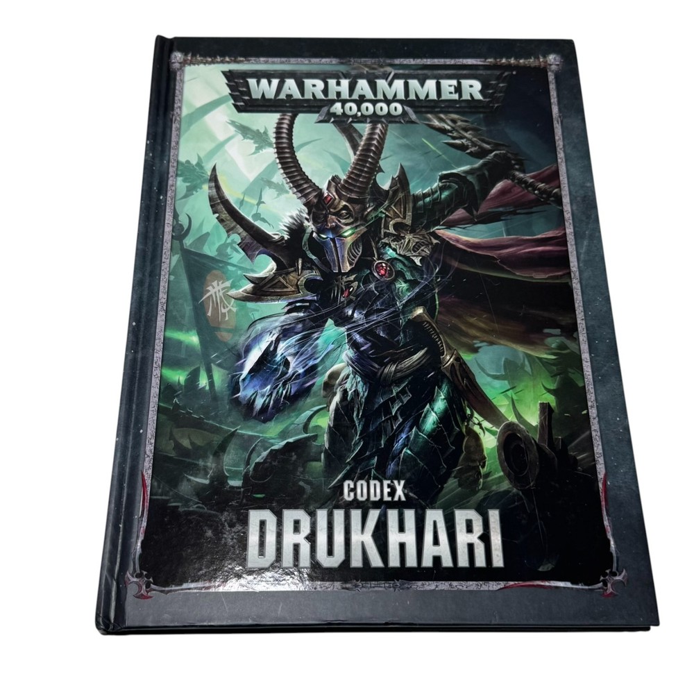 Warhammer 4000 Codex Dark Eldar OOP Hardcover RPG Book