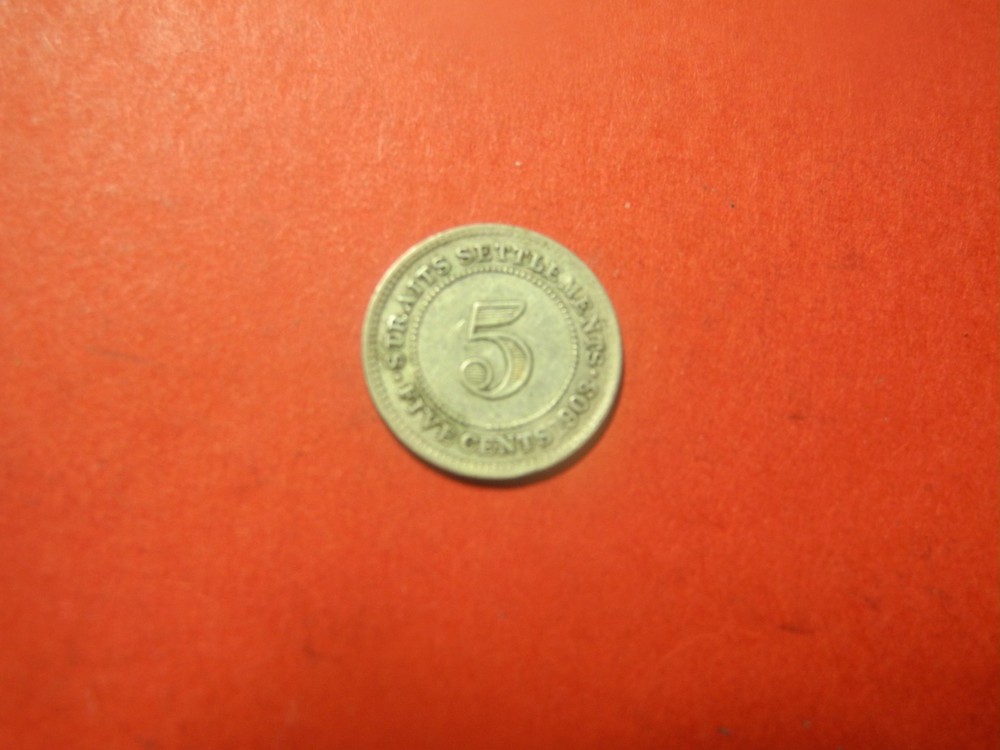 STS2/STS84 - STRAITS SETTLEMENTS - 5 CENT S- 1903 - SILVER