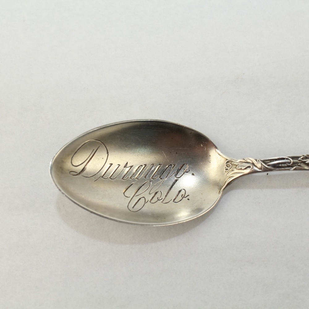Durango Colorado Sterling Silver Souvenir Spoon.
