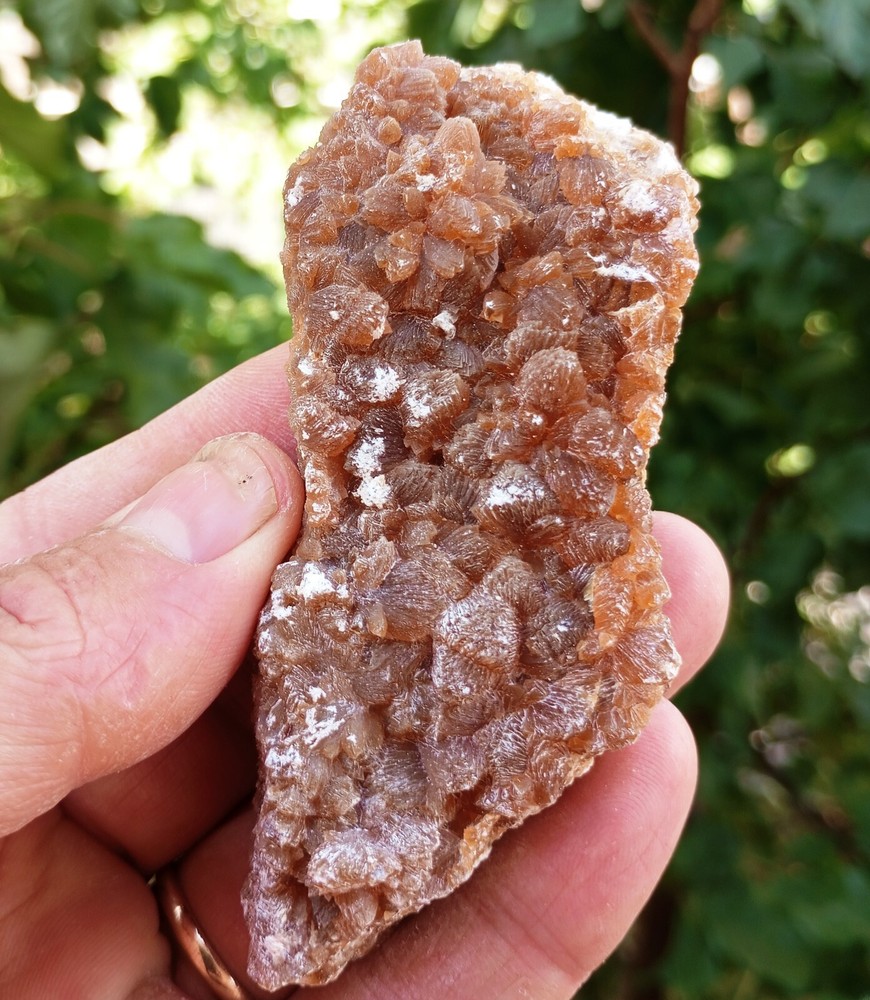 Orange Colemanite Uv Reactive Fluorescent Mineral Specimen