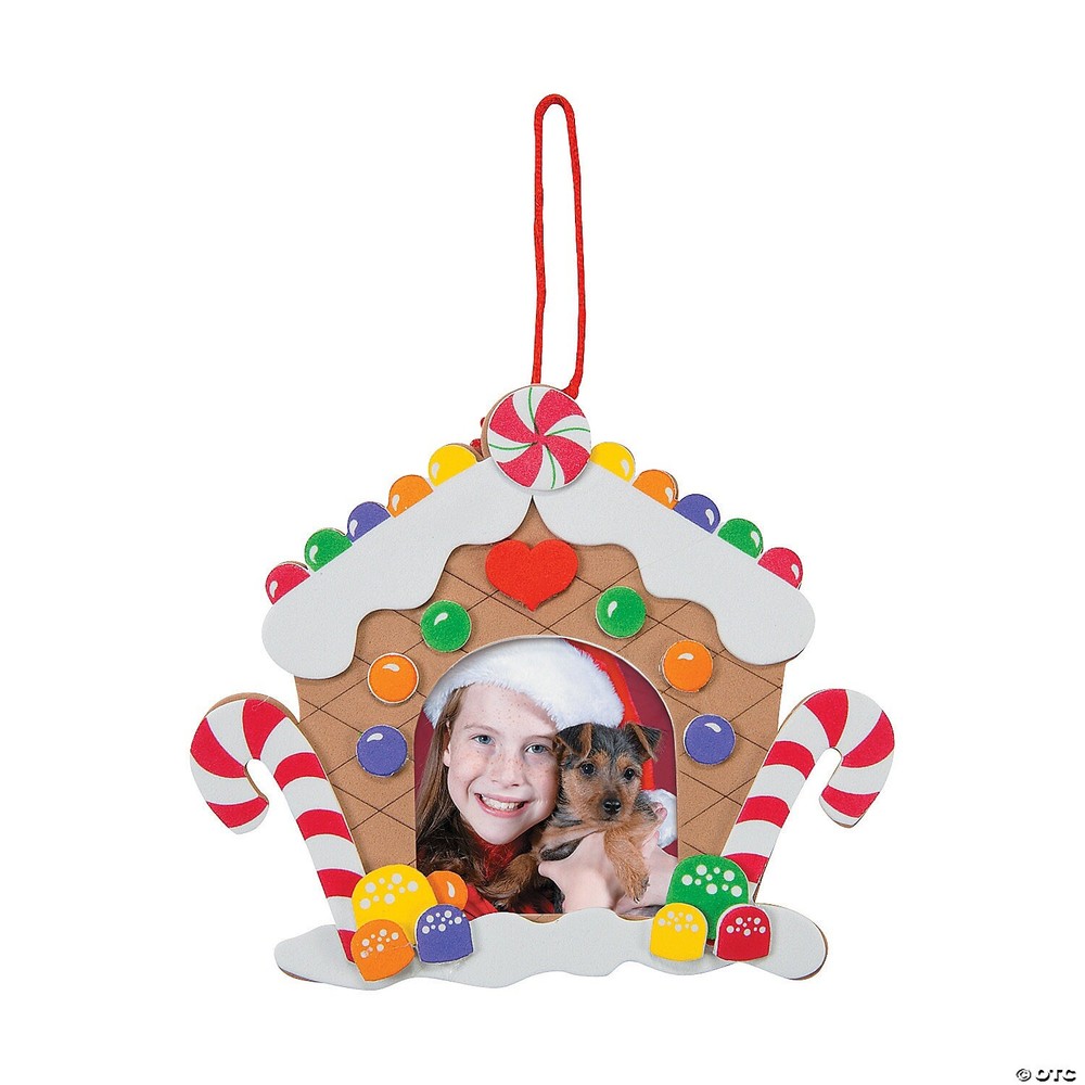 Gingerbread Photo Ornament Craft Kit