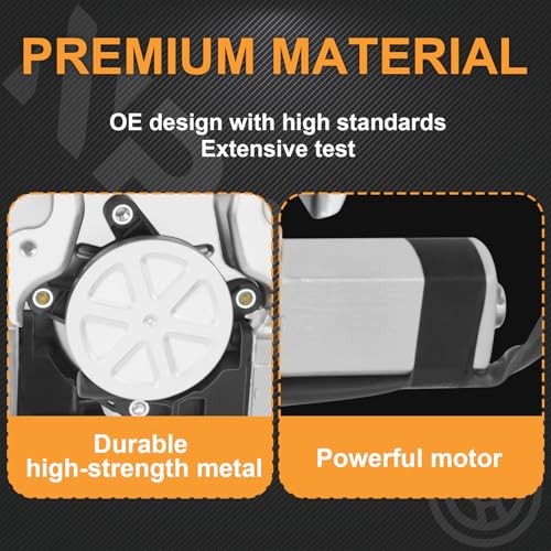 Power Window Regulator with Motor Replacement for 94-02 Dodge Front Driver Side