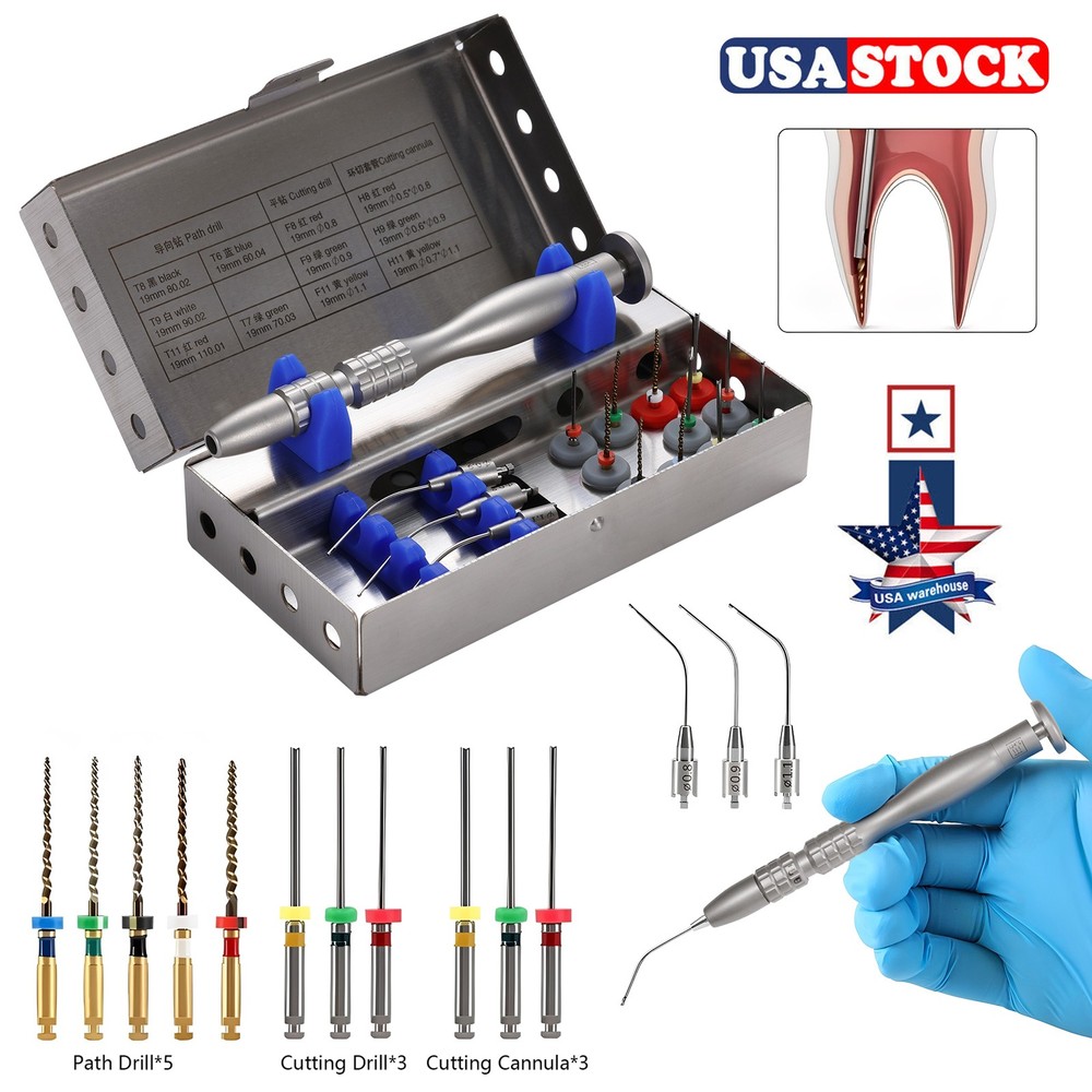 Dental Broken File Extractor Endodontic File Removal System Kit Endo Root Canal