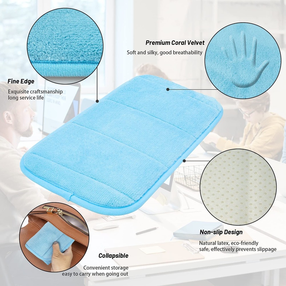 2 Sets Upgraded Computer Wrist Elbow Pad, Flexible Memory Foam Arm Wrist Rest...