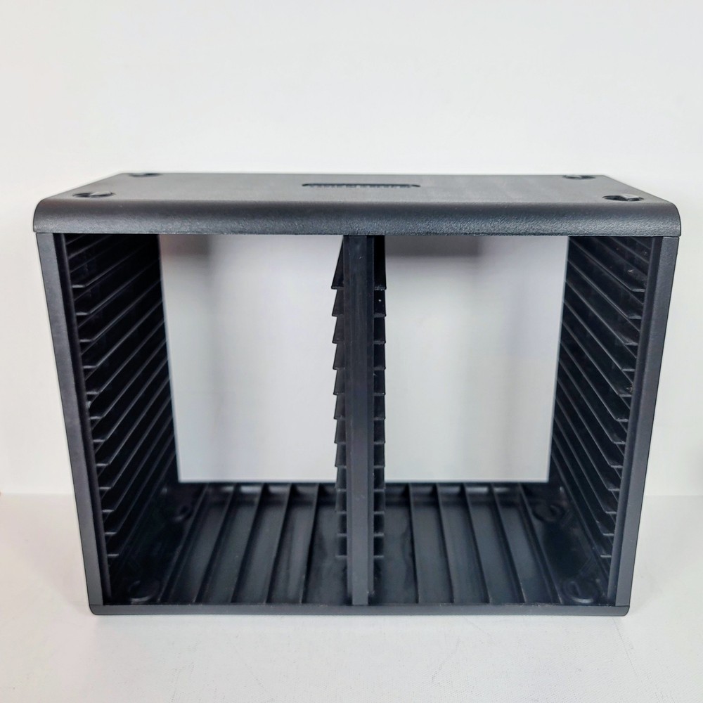 Openstock 30 CD Storage Holder Case Media Rack Organizer Desktop Black
