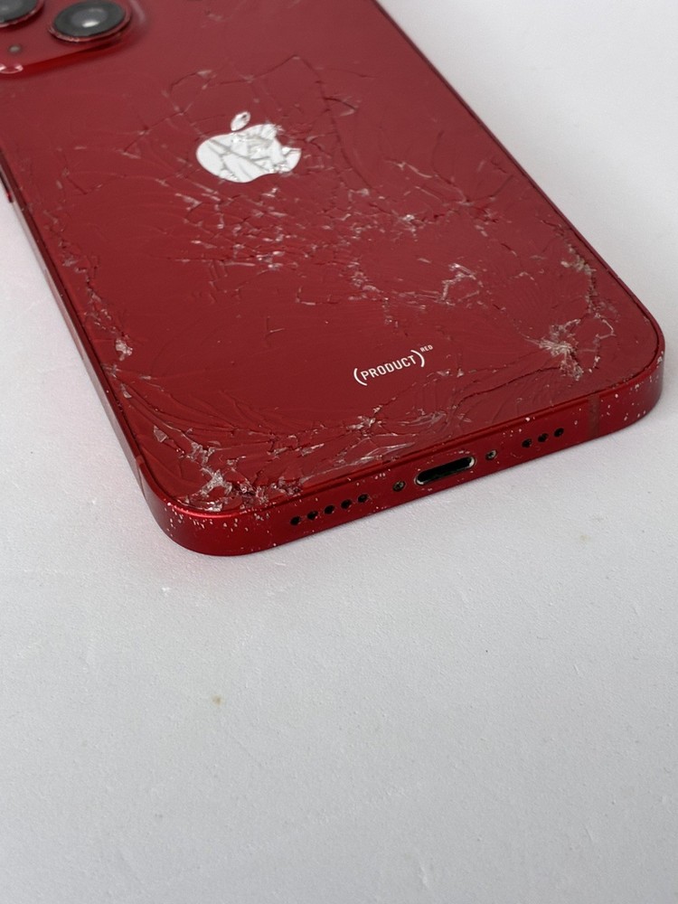 Apple iPhone 13 128GB Red Cracked Check Imei