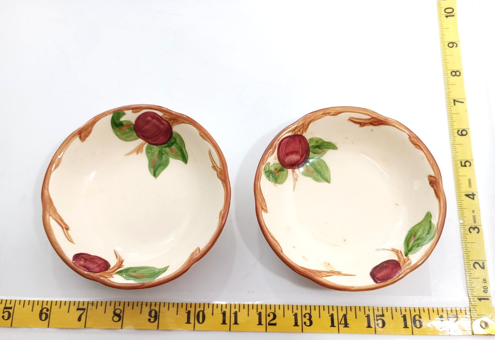 Replacement plate lot of two Franciscan dinner plates