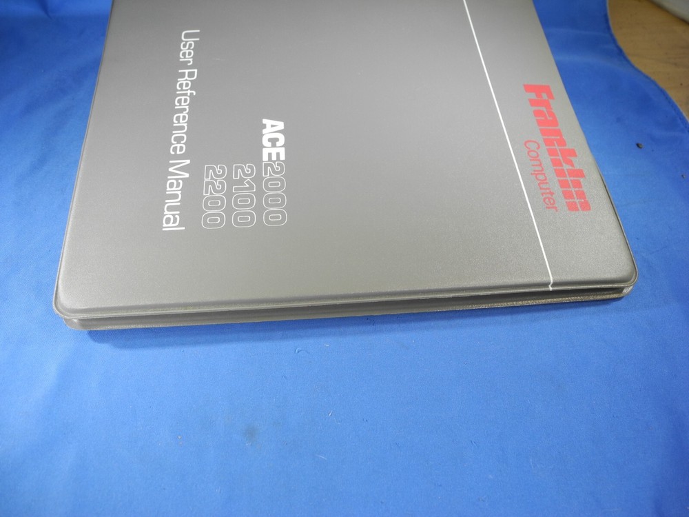 Vintage Computer Franklin ACE 2000, 2100, 2200 User Reference Manual