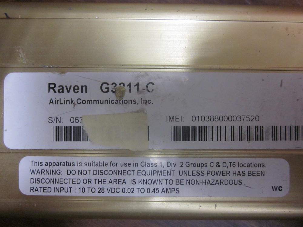 Airlink Communications Raven GPRS G3211 Wireless Cellular Data Modem