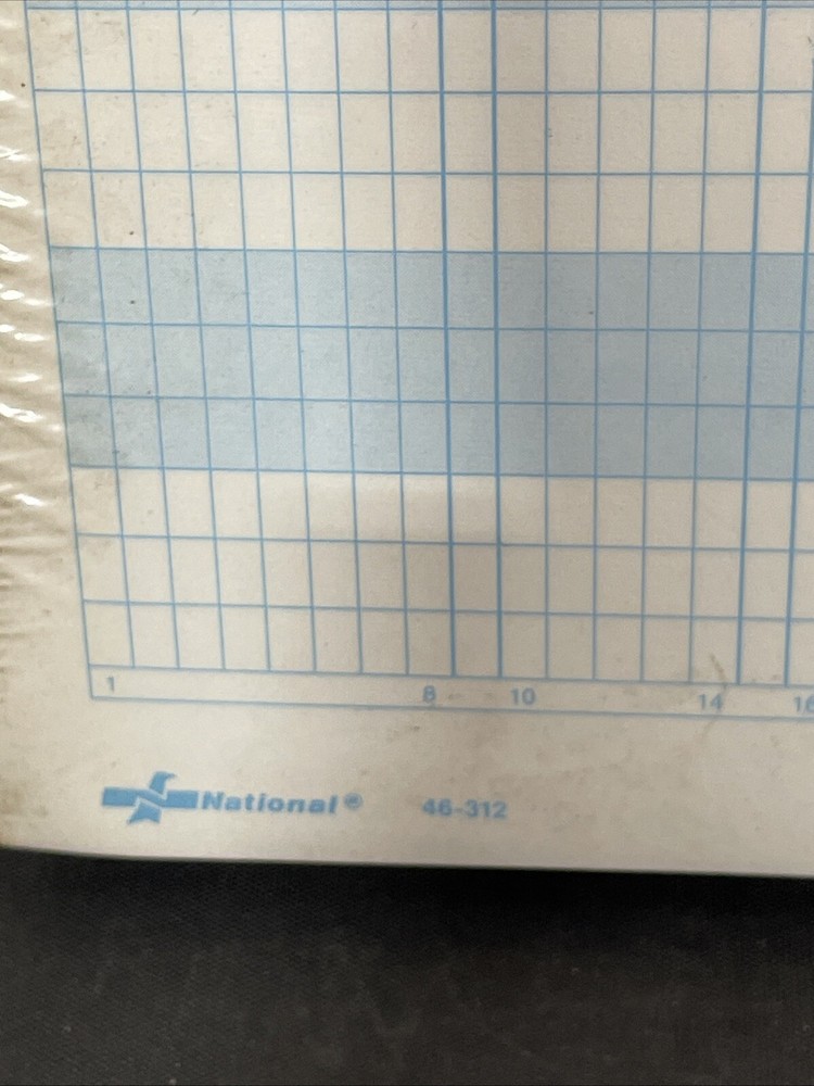 Assembler Coding Form 10 Computer Pads/50 Sheets Each White 13.5 x 8.5 VTG