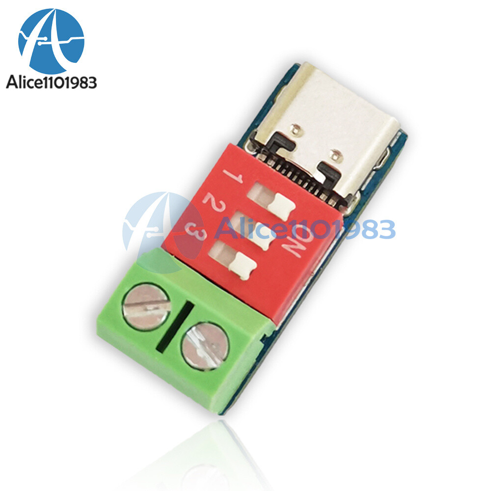 1-10PCS USB-C PD Trigger Board Module PD/QC Decoy Board Fast Charge USB Type-C