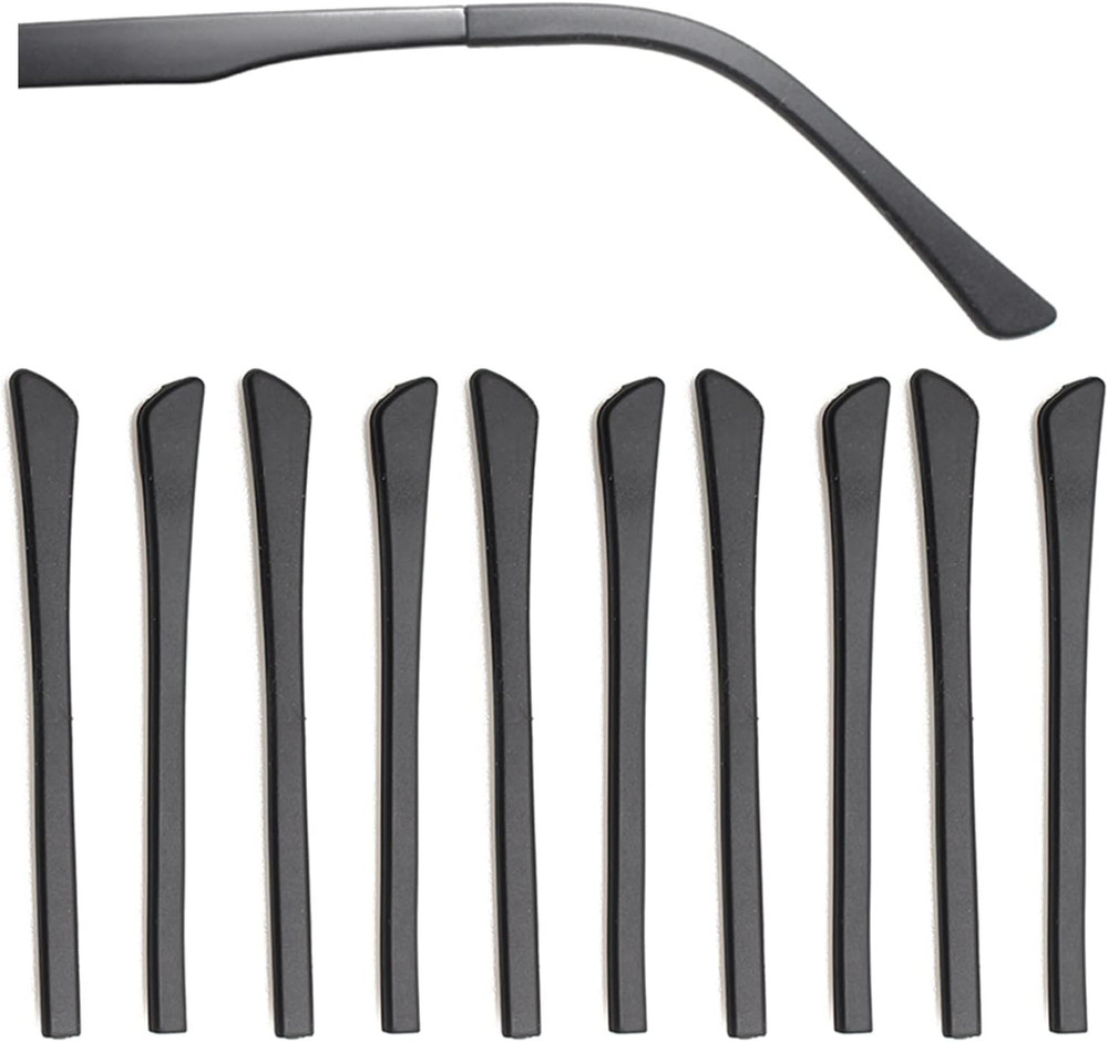 5 Pairs Anti-Slip Silicone Eyeglass End Tips Replacement Ear Socks for Thin Fram