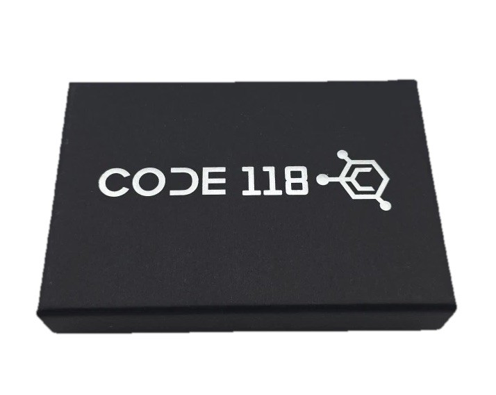 CODE 118 WALLET Black