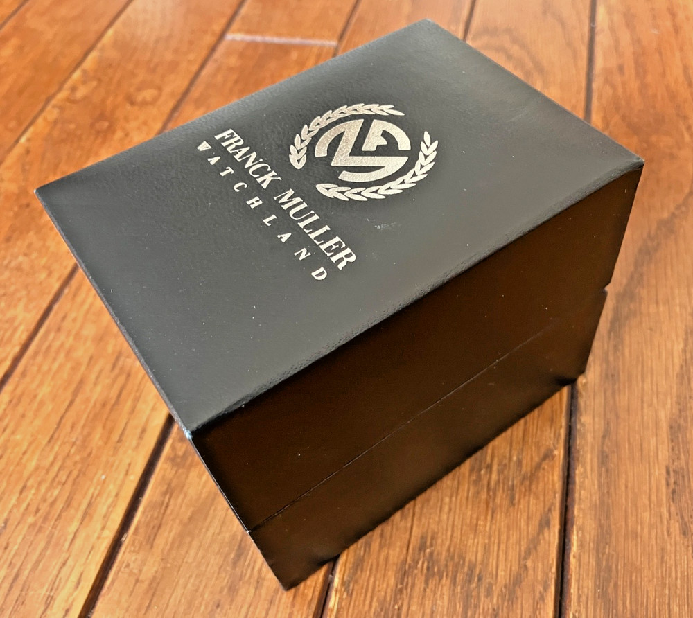 FRANCK MULLER Empty WATCH BOX good Condition #c45