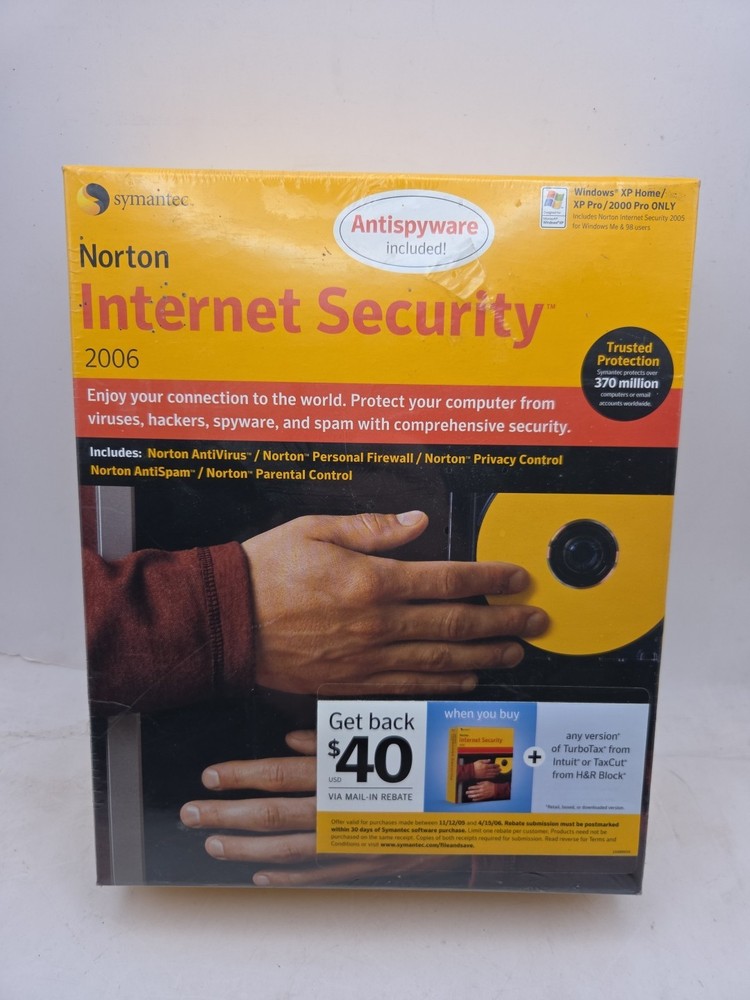 Norton Internet Security 2006 - BRAND NEW SEALED WINDOWS Xp/2000