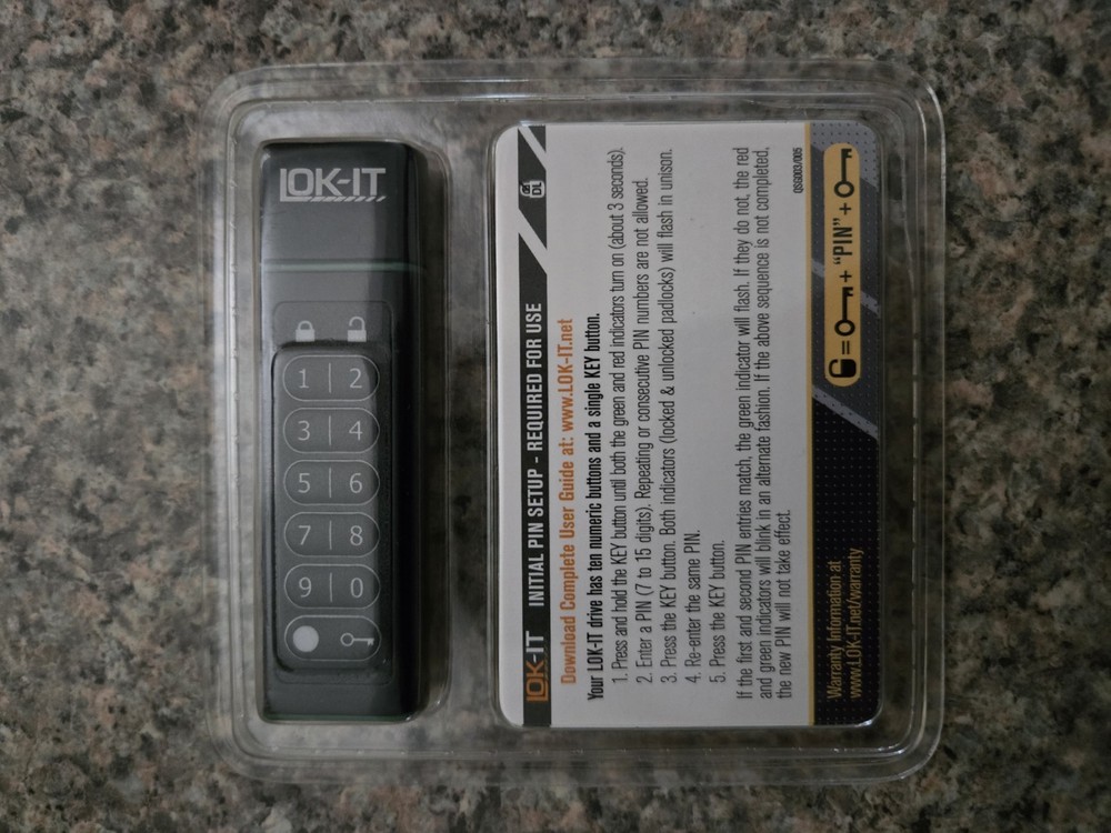 Lok-it Secure 4GB Flash Drive