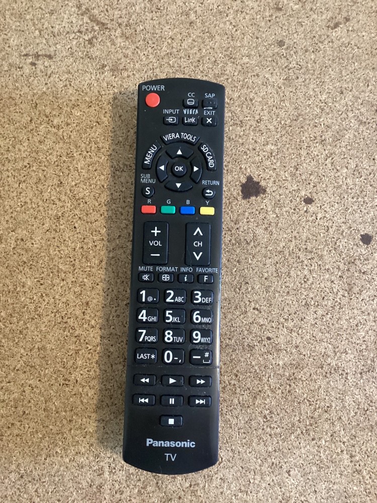Panasonic TV remote control N2QAYB/000570