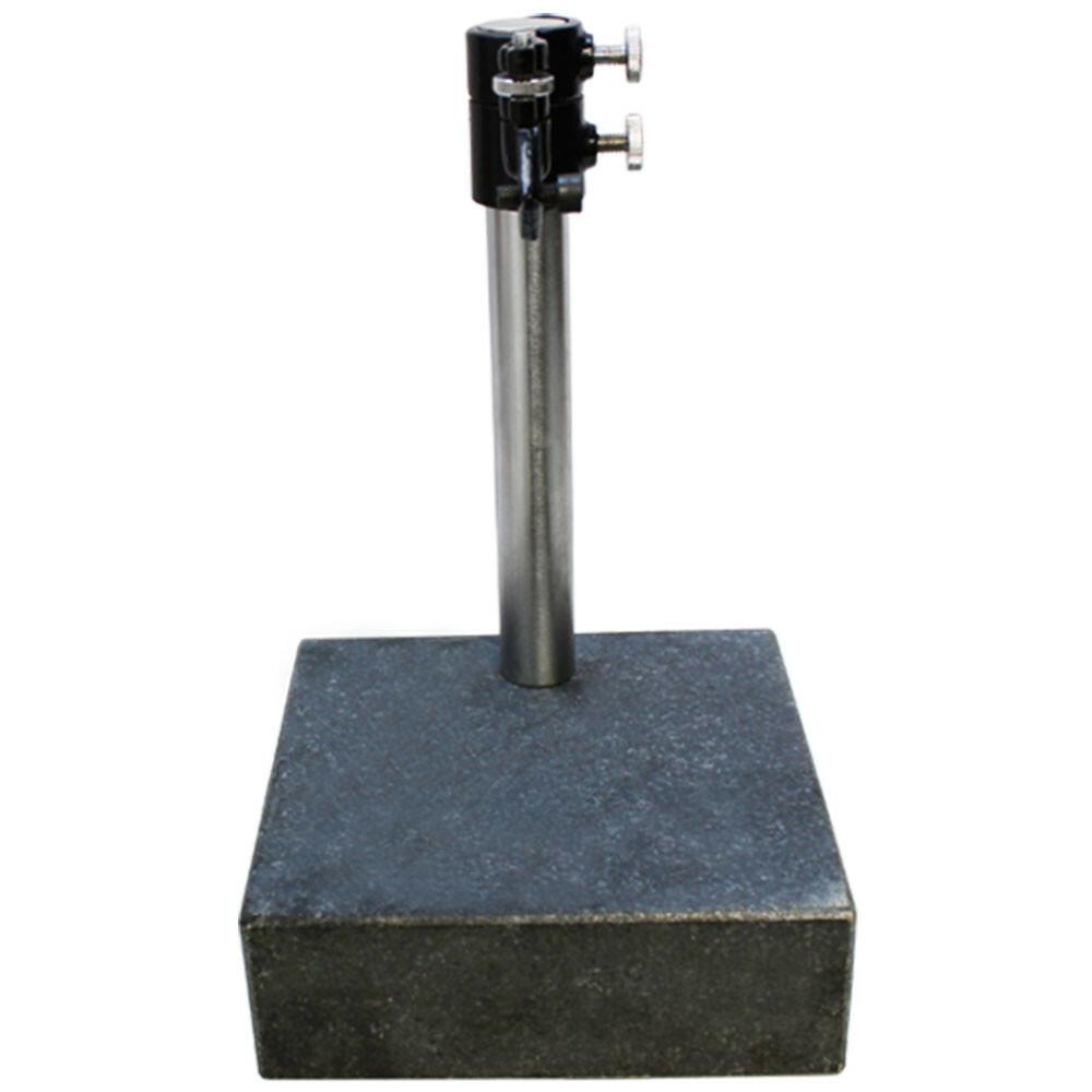 Granite Check Indicator Stand Surface Plate 6 x 6 x 2 inch