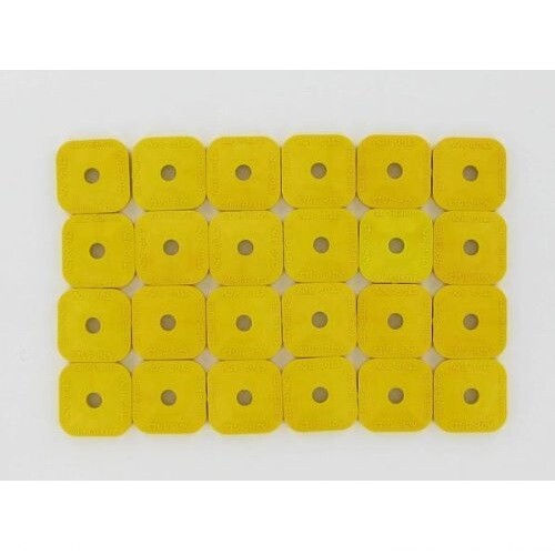Stud Boy® 2462-P1-YEL - Super-Lite Plus Yellow Stud Backers 24pk