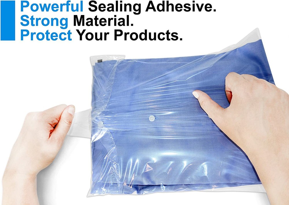 Pick Size & Quantity Resealable Suffocation Warning Poly Bags Amazon FBA