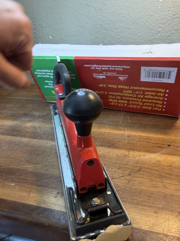 Central Pneumatic Air Inline Sander#280 Tested /Works