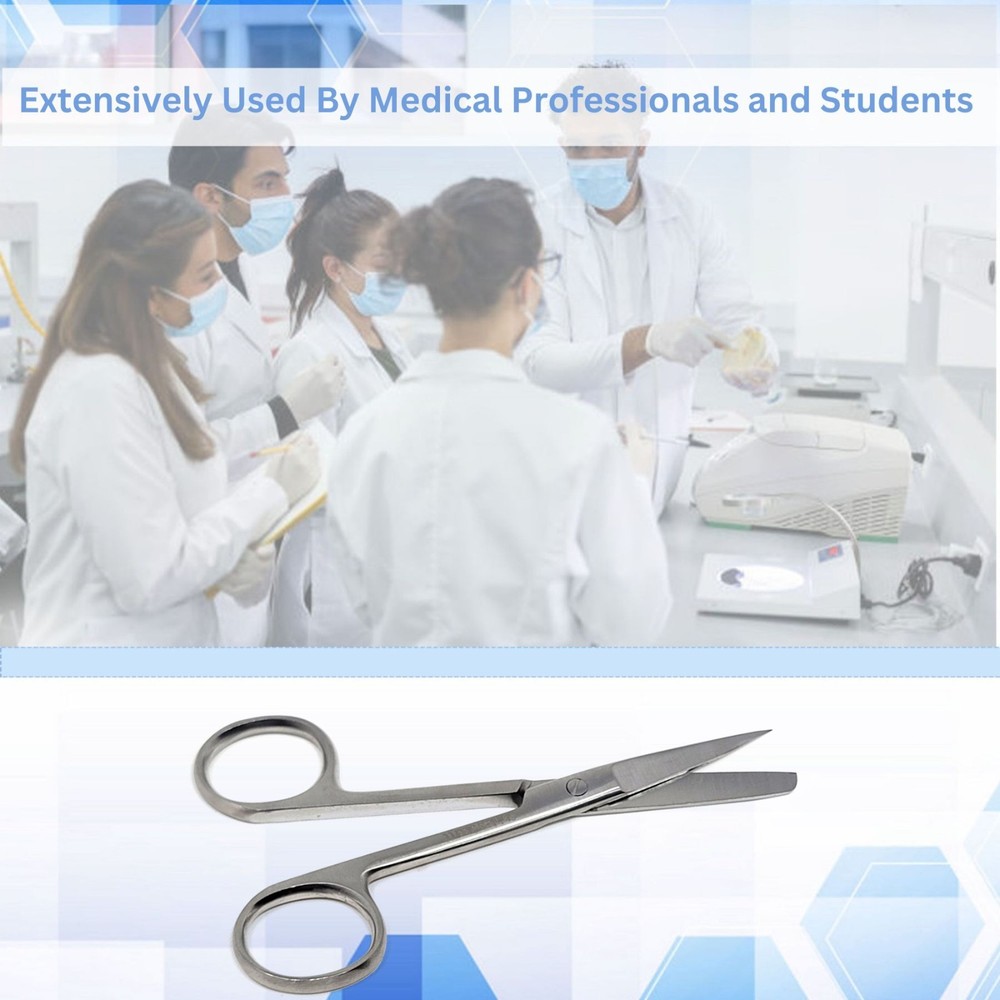 Surgical Dressing Scissors Sharp/Blunt 4.5" Medical Operating Nursing First Aid