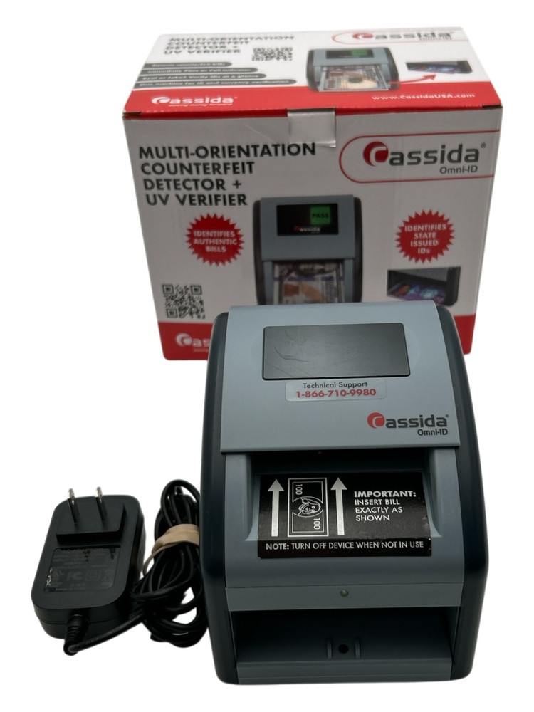 Cassida Omni-ID Currency Counterfeit Detector