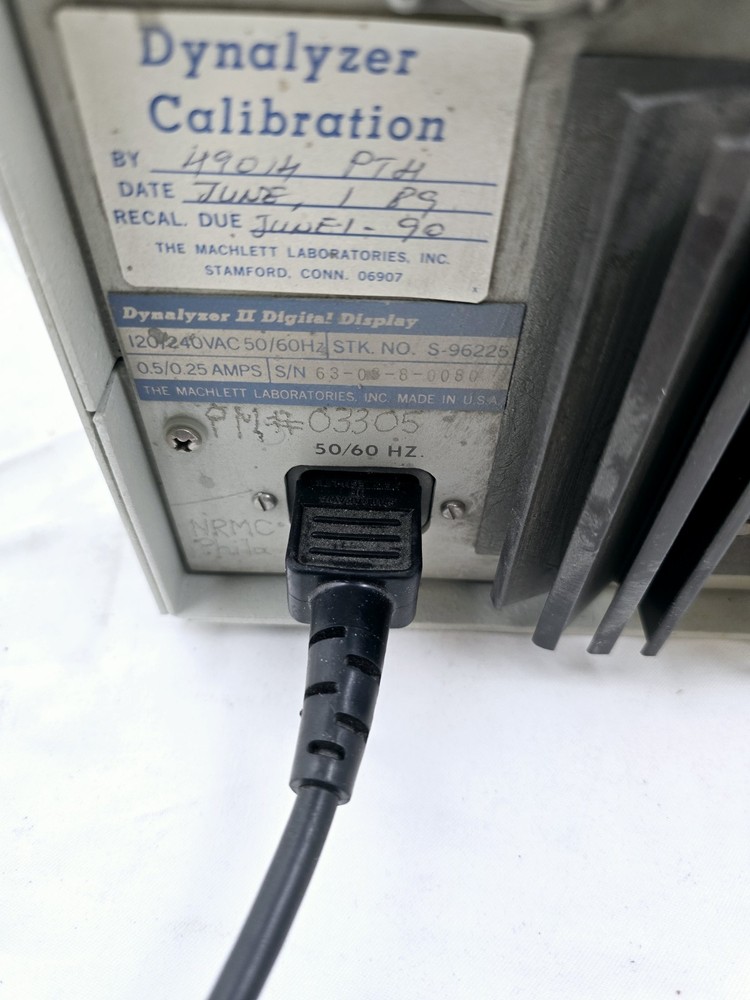 Dynalyzer II Machlett