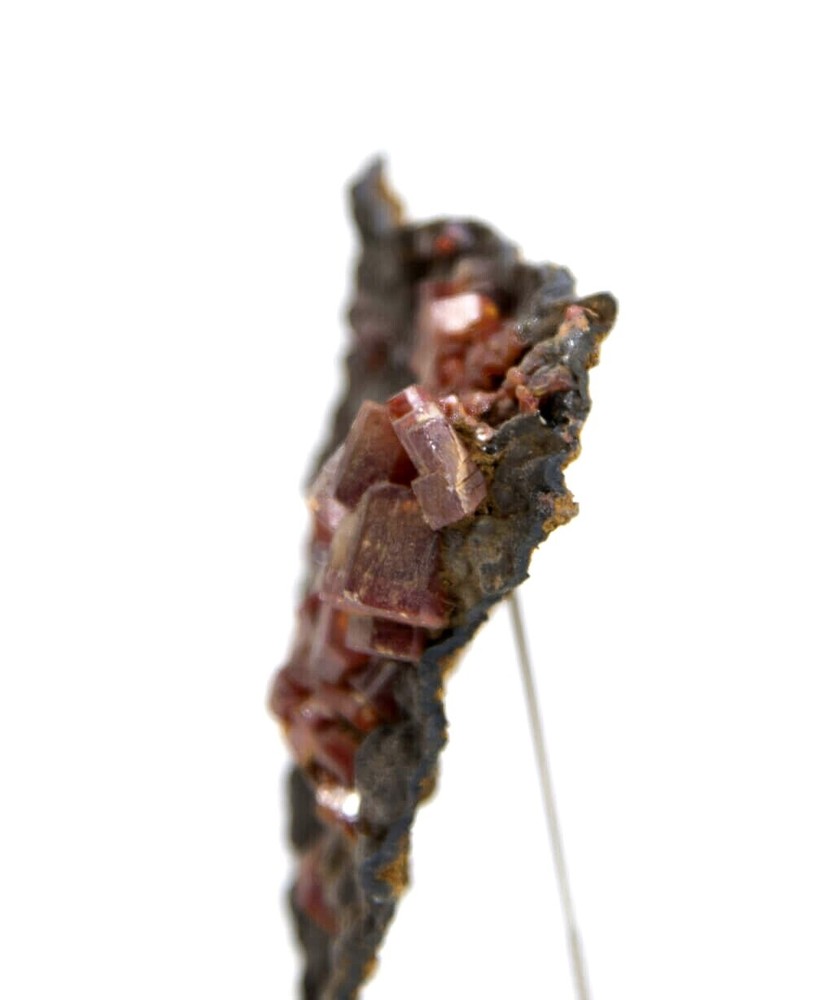 Vanadinite Mineral; Natural Crystal Cluster - 56mm