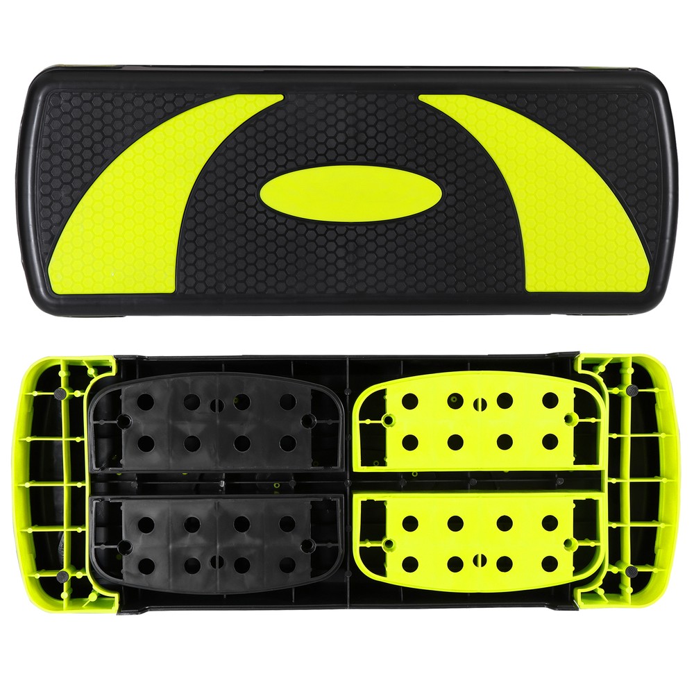 31" Adjustable Exercise Workout Aerobic Stepper Step Platform Trainer 3-Level