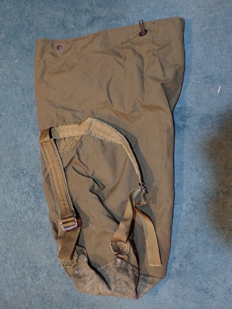 Top loading U.S. military duffel bag heavy duty nylon