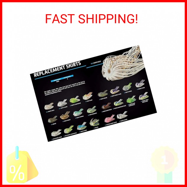 War Eagle Custom Lures Replacement Skirt for Spinnerbaits, Buzzbaits or Bladed J