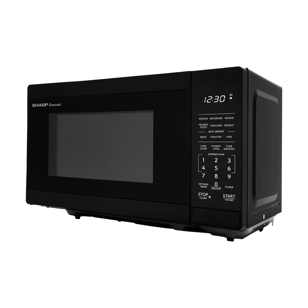 SHARP Compact Countertop Microwave Oven with Removable 10" Carousel Turntable...