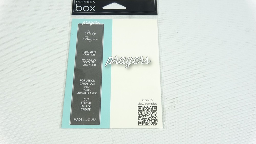 2017 Memory Box Craft Steel Die Perky Prayers 99759