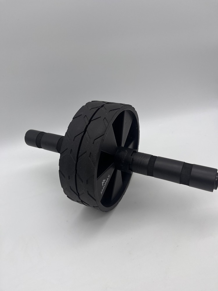 AMONAX Ab Roller Wheel Double Core Strength Trainer Non Slip Handles