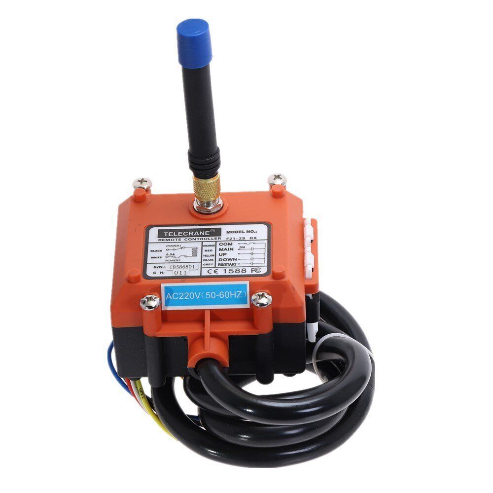 Industrial Wireless Crane Remote Control Switch F21-2S Transmitter *2 Receiver*1