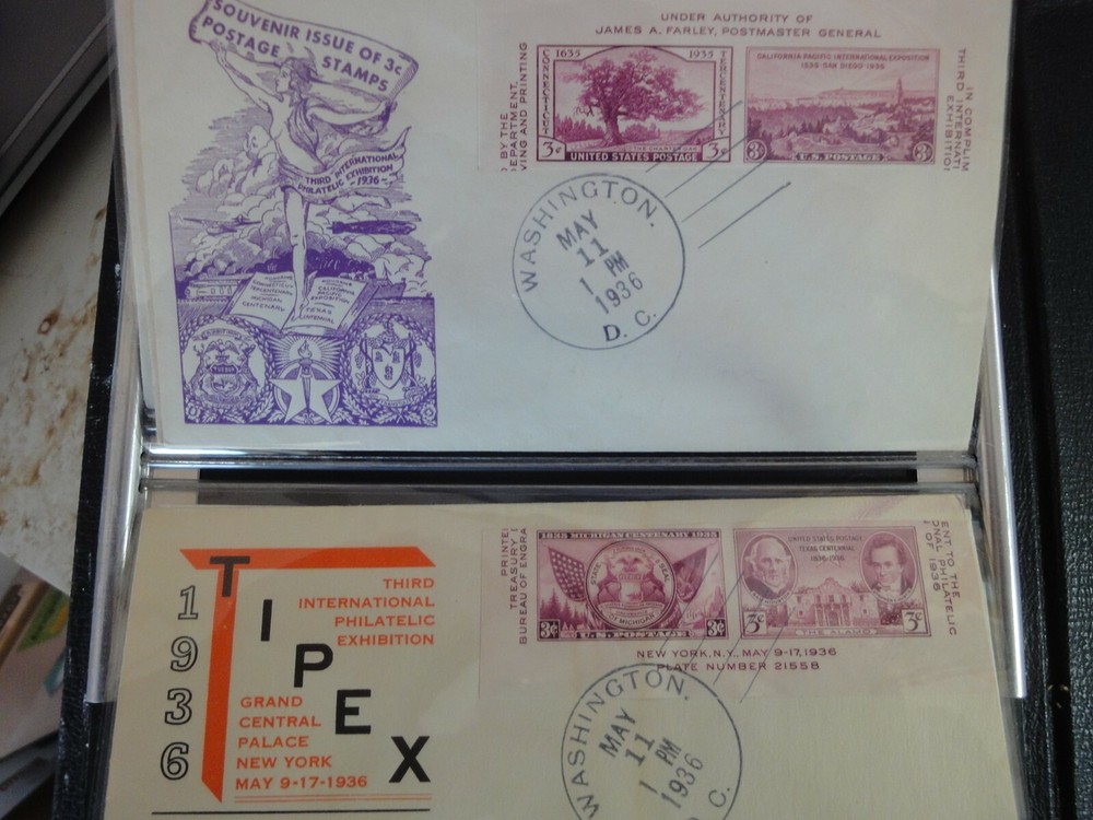 MINT Collection of 100 US First Day/Commorative Covers May 16 1936 - June 4 1976