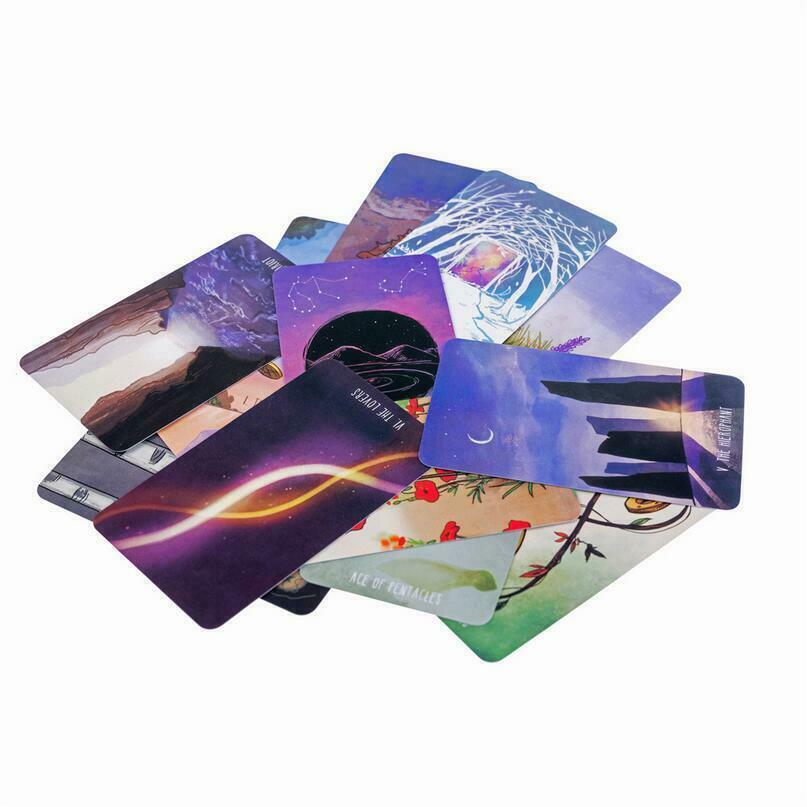 The spacious Tarot Deck 78pcs Cards Divination Prophet Cards Gift Board Game