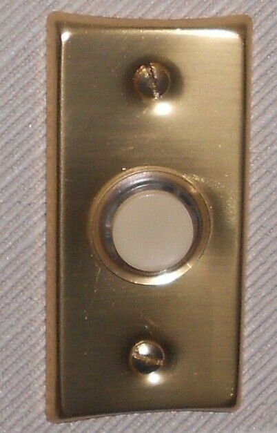 NuTone Push Button Not-Lighted ECONOMY Pushbutton GOLD FINISH NEW PB-6V
