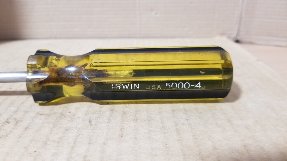 Vintage Irwin USA 5000-4 Phillips Screwdriver , VGC