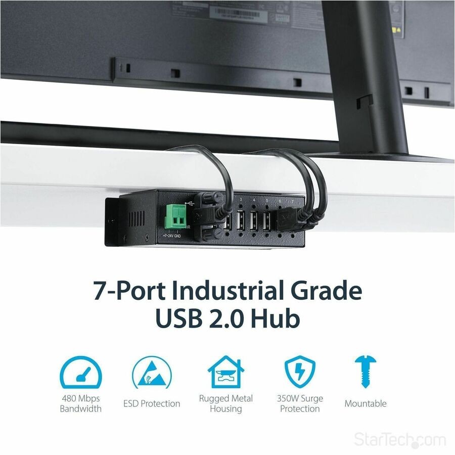 Startech St7200usbm Usb Hub 7 X Type A Female Usb 2.0 Usb Downstream