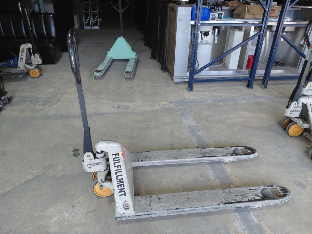 Crown Pallet Jack 5000 lb Capacity Model PTH50 27 x 48