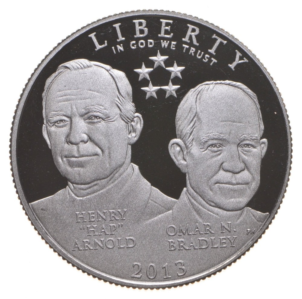 2013 Proof 5 Star Generals Commemorative Half Dollar