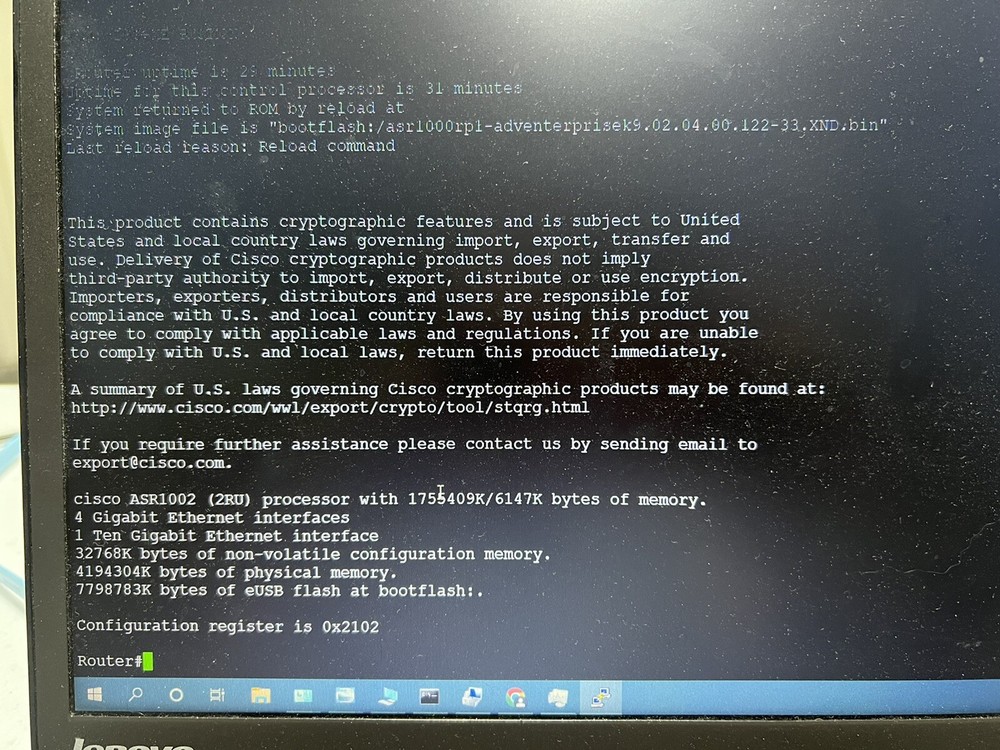 Cisco ASR1002 Dual AC Router With Esp 5 Module