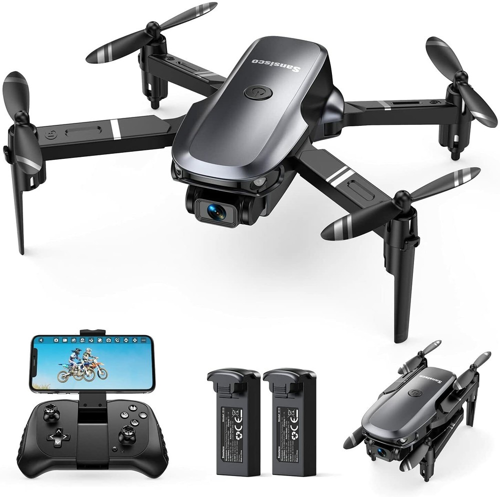 Sansisco D15 Mini Drone 1080P HD Camera Wifi Remote Control Foldable Quadcopter