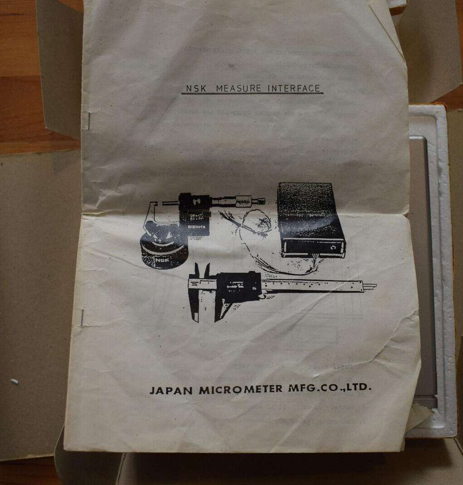 Vintage digital tool - NSK caliper - computer interface device NSK 960-101-HMI