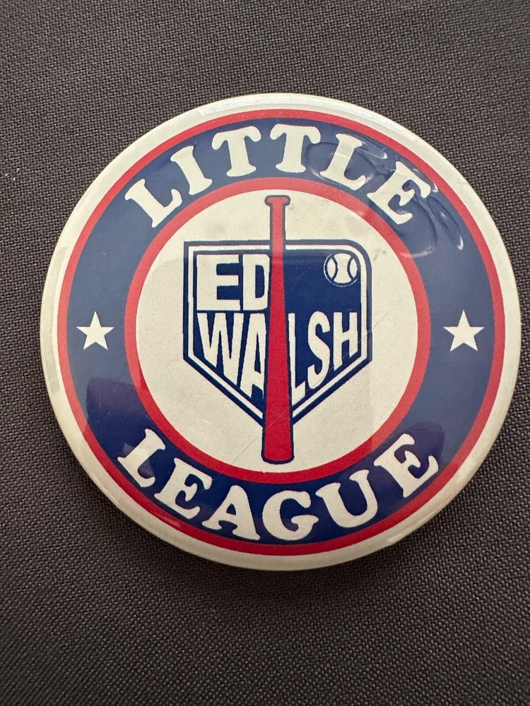 Ed Walsh Little League Baseball Pinback Button