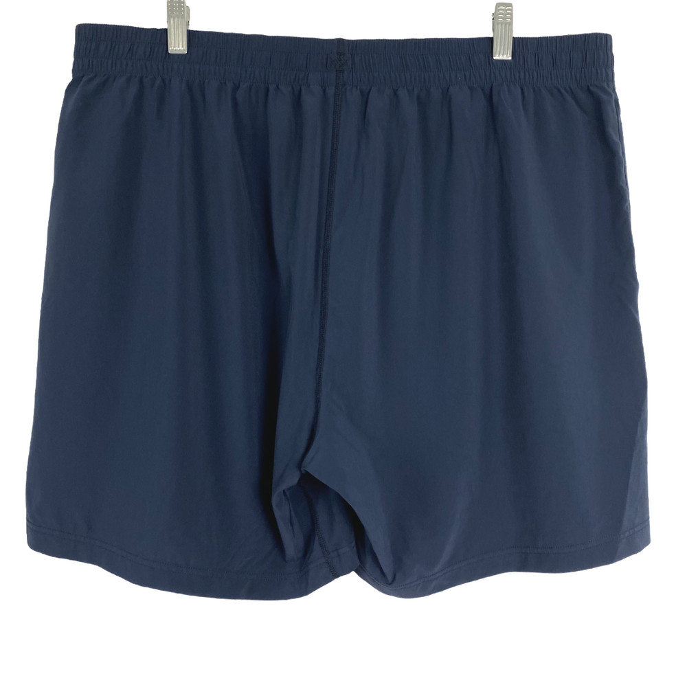 Rhone Shorts Men's 2XL Blue Solid Athletic Pull On Running SS-848