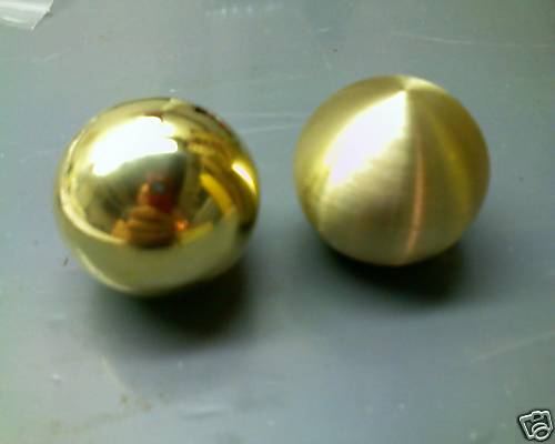 Solid Brass Shift Knob, Weighted