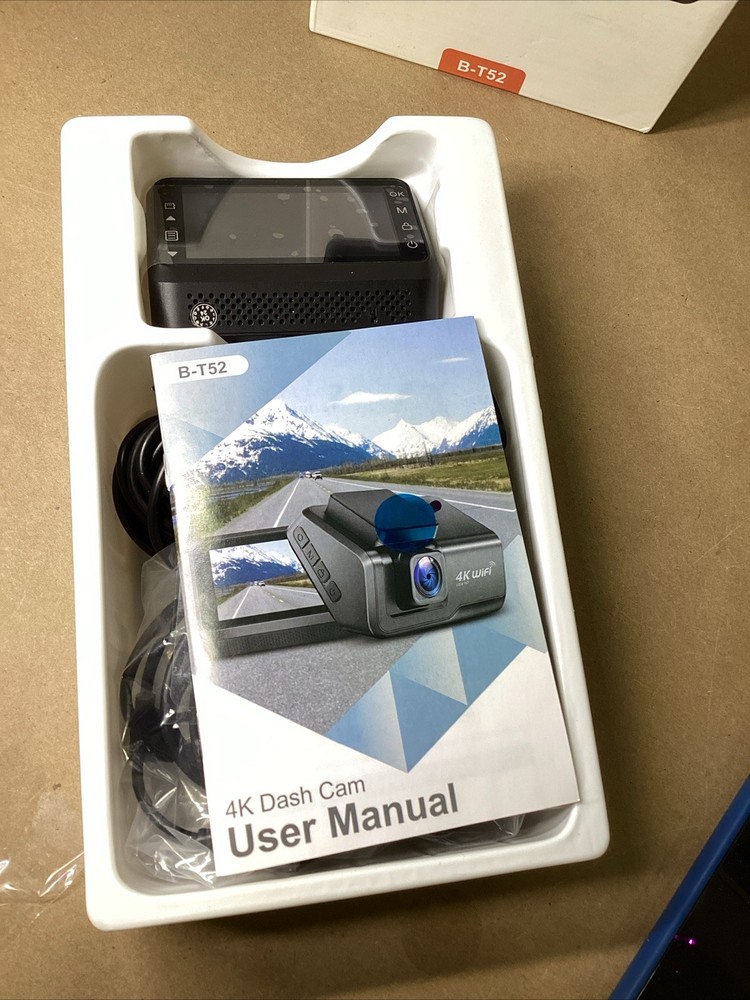 New 4K dashcam WiFi loop recording